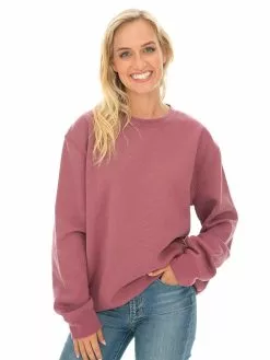 Tops Lowes Unisex Crew Neck Grape Sloppy Joe