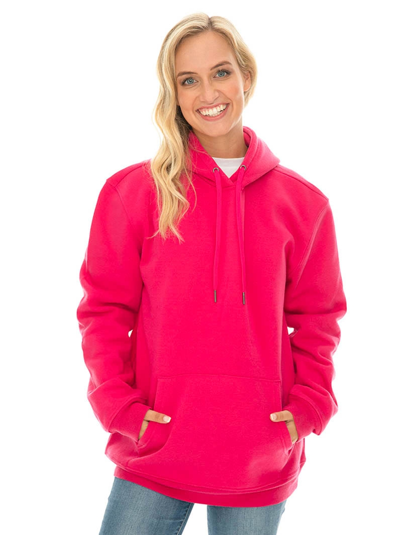 Tops Lowes Fleece Popover Hoodie In Hot Pink Unisex 3 Tops Lowes Fleece Popover Hoodie In Hot Pink Unisex