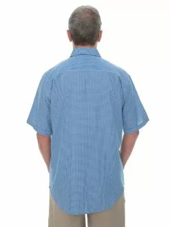 Shirts Bisley Shirt Short Sleeve In Royal Check Light Blue 13 Shirts Bisley Shirt Short Sleeve In Royal Check Light Blue -Traders Country Sales 58905 b 1