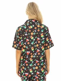 Tops Riley Adams Shirt Cocktail Hour Print Unisex -Traders Country Sales 58994 b 2 lowes