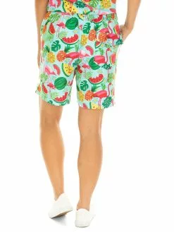 Matchy Matchy Riley Adams Shorts Fruity Flamingo Print Unisex -Traders Country Sales 58998 b 2 lowes