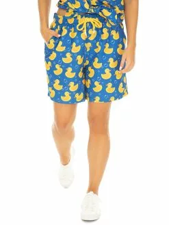 Matchy Matchy Riley Adams Shorts Rubber Duck Print Unisex