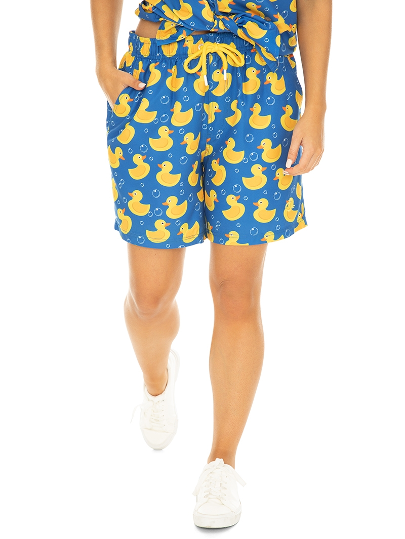 Matchy Matchy Riley Adams Shorts Rubber Duck Print Unisex 3 Matchy Matchy Riley Adams Shorts Rubber Duck Print Unisex