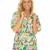 Tops Riley Adams Shirt Fruity Flamingo Print Unisex 2 Tops Riley Adams Shirt Fruity Flamingo Print Unisex -Traders Country Sales 59006 f 2 lowes