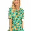 Tops Riley Adams Shirt Pineapple Print Unisex -Traders Country Sales 59008 f 2 lowes
