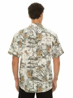 Prodigy Shirts Mens Short Sleeve Shirt White Oriental Tiger 7 Prodigy Shirts Mens Short Sleeve Shirt White Oriental Tiger -Traders Country Sales 59055 b lowes 1 1