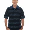 Polos Cougars Polo Short Sleeve Knit In Navy & Blue -Traders Country Sales 59137 f 1 1
