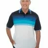 Polos Cougars Polo Short Sleeve Knit In Navy Indigo & White -Traders Country Sales 59139 f 1 1