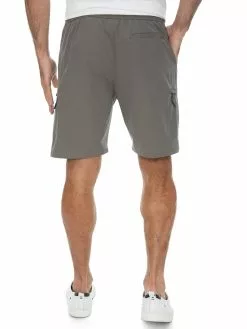 Elliotts Print Cargo Shorts Grey Cube - Elastic Waist 7 Elliotts Print Cargo Shorts Grey Cube - Elastic Waist -Traders Country Sales 59212 b