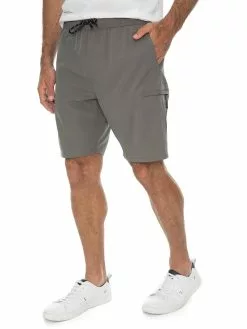 Elliotts Print Cargo Shorts Grey Cube - Elastic Waist 6 Elliotts Print Cargo Shorts Grey Cube - Elastic Waist -Traders Country Sales 59212 s