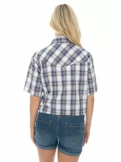 Traders Country Tops Unisex Check Shirt Sort Sleeve Purple 8 Traders Country Tops Unisex Check Shirt Sort Sleeve Purple -Traders Country Sales 59303 b 1 1