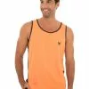 Shirts Traders 308 His Vis Singlet Orange -Traders Country Sales 59539 f 1