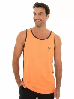 Shirts Traders 308 His Vis Singlet Orange