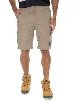 Traders Work Shorts Flex Waist Ripstop Stone