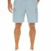Ruggers Jean Cargo Shorts Light Blue