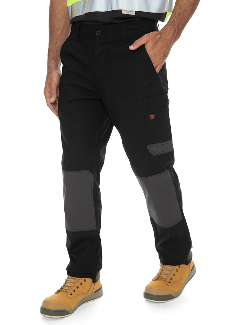 Trousers Traders Work Pants Ripstop Black 4 Trousers Traders Work Pants Ripstop Black - Image 2