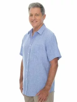 Shirts Lowes Premium Shirt Short Sleeve In Cobalt -Traders Country Sales 59659 s 1