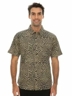 Prodigy T-Shirts Mens Short Sleeve Animal Print Shirt