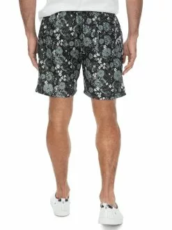 Ruggers Microfibre Print Shorts Black Hibiscus 7 Ruggers Microfibre Print Shorts Black Hibiscus -Traders Country Sales 59742 b