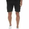 Elliotts Print Cargo Shorts Black Cube - Elastic Waist -Traders Country Sales 59959 f 2