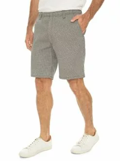 Savane Print Shorts Beige Square - Elastic Waist -Traders Country Sales 60102 s 2