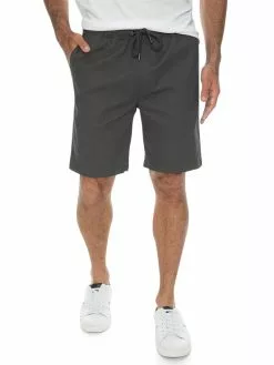 Traders Country Sales 18 Lowes Print Shorts Grey Houndtooth - Elastic Waist