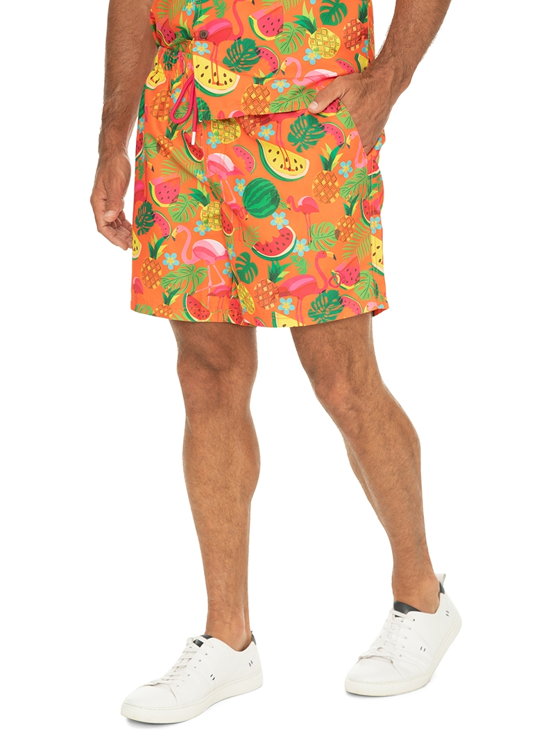 Riley Adams Matchy Matchy Unisex Matching Party Shorts Fruity Flamingo 7 Riley Adams Matchy Matchy Unisex Matching Party Shorts Fruity Flamingo - Image 5