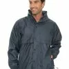 Jackets Huski Nylon Waterproof Rain Jacket Navy 2 Jackets Huski Nylon Waterproof Rain Jacket Navy -Traders Country Sales 60860 f 1