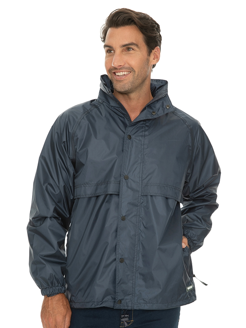 Jackets Huski Nylon Waterproof Rain Jacket Navy 3 Jackets Huski Nylon Waterproof Rain Jacket Navy
