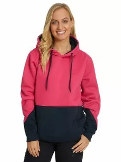 Jackets & Jumpers Lowes Unisex Pink & Navy Hoodie