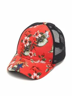 Headwear Cougars Coral Cockatoo Print Net Back Baseball Cap