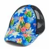 Lowes Headwear Cougars Cobalt Floral Print Net Back Baseball Cap -Traders Country Sales 70370 org