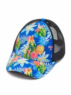 Lowes Headwear Cougars Cobalt Floral Print Net Back Baseball Cap