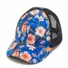 Headwear Cougars Cobalt Parrot Print Net Back Baseball Cap 1 Headwear Cougars Cobalt Parrot Print Net Back Baseball Cap -Traders Country Sales 70372 org