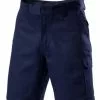 Hard Yakka Drill Cargo Shorts Navy -Traders Country Sales 73706 front