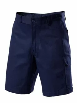 Hard Yakka Drill Cargo Shorts Navy