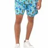 Lowes Aqua Australiana Print Elastic Waist Shorts 1 Lowes Aqua Australiana Print Elastic Waist Shorts -Traders Country Sales aqua australiana shorts 2