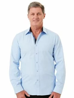 Shirts Lowes Long Sleeve Premium Sky Dobby Shirt