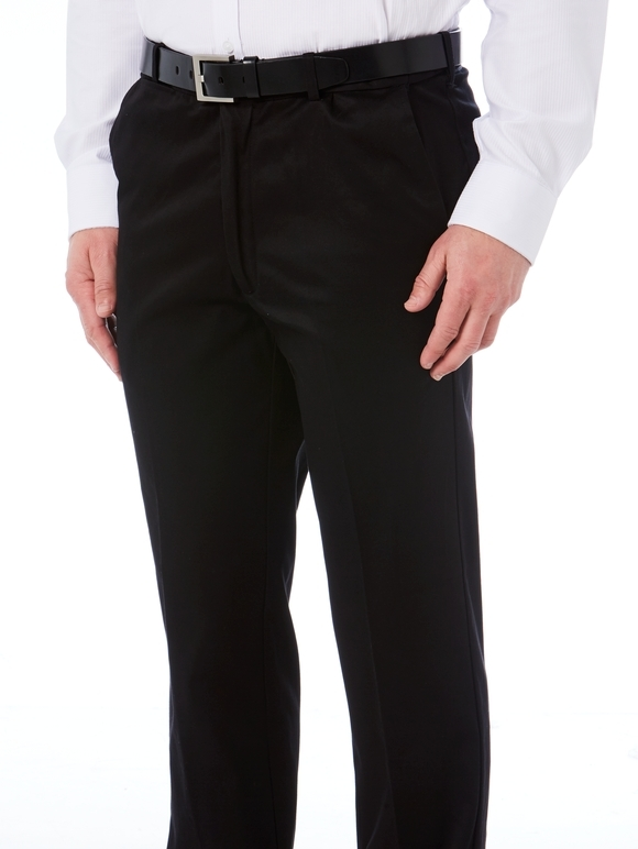 Pants Savane Stretch Chinos Black - Regular Fit 3 Pants Savane Stretch Chinos Black - Regular Fit