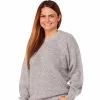 Elliotts Tops Unisex Silver Marle Loose Knit Jumper -Traders Country Sales default 26205 361 org 034