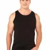 Singlets & Tanks Lowes Basic Cotton Jersey Black Tank Top