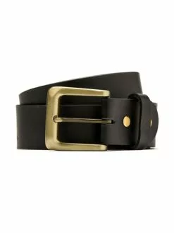Lowes Belts & Braces Traders Black Genuine Leather Belt