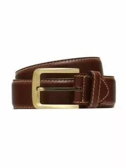 Belts & Braces Traders Brown Genuine Leather Casual Belt