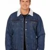 Lowes Knitwear Prodigy Sherpa Lined Stonewash Denim Jacket -Traders Country Sales default 29936 195 org 048