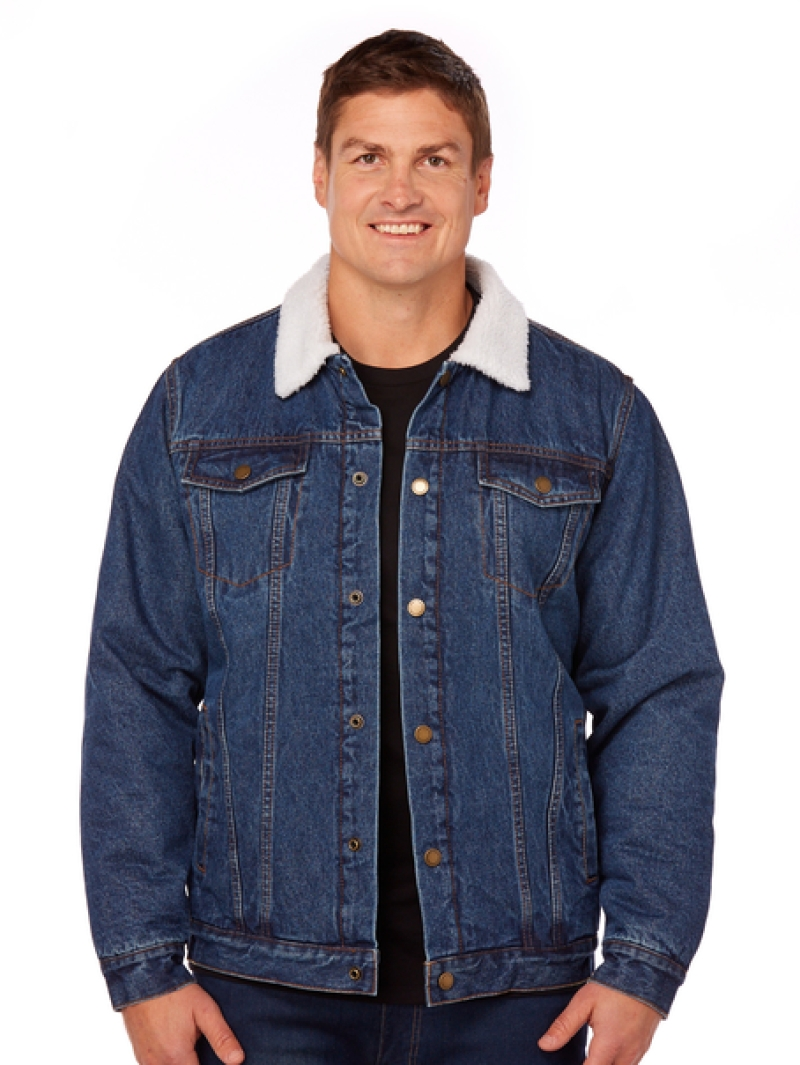 Lowes Knitwear Prodigy Sherpa Lined Stonewash Denim Jacket 3 Lowes Knitwear Prodigy Sherpa Lined Stonewash Denim Jacket