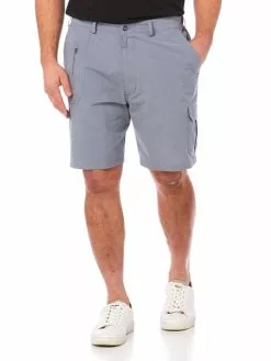 Elliotts Travel Shorts Grey - Elastic Waist