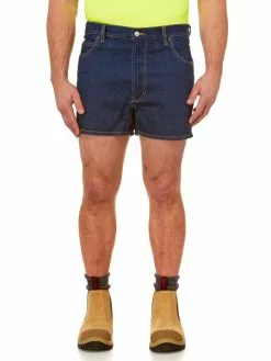 King Gee Denim Shorts Stone Wash