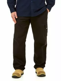 Lowes Trousers King Gee Work Cool 2 Rip Stop Pants Black