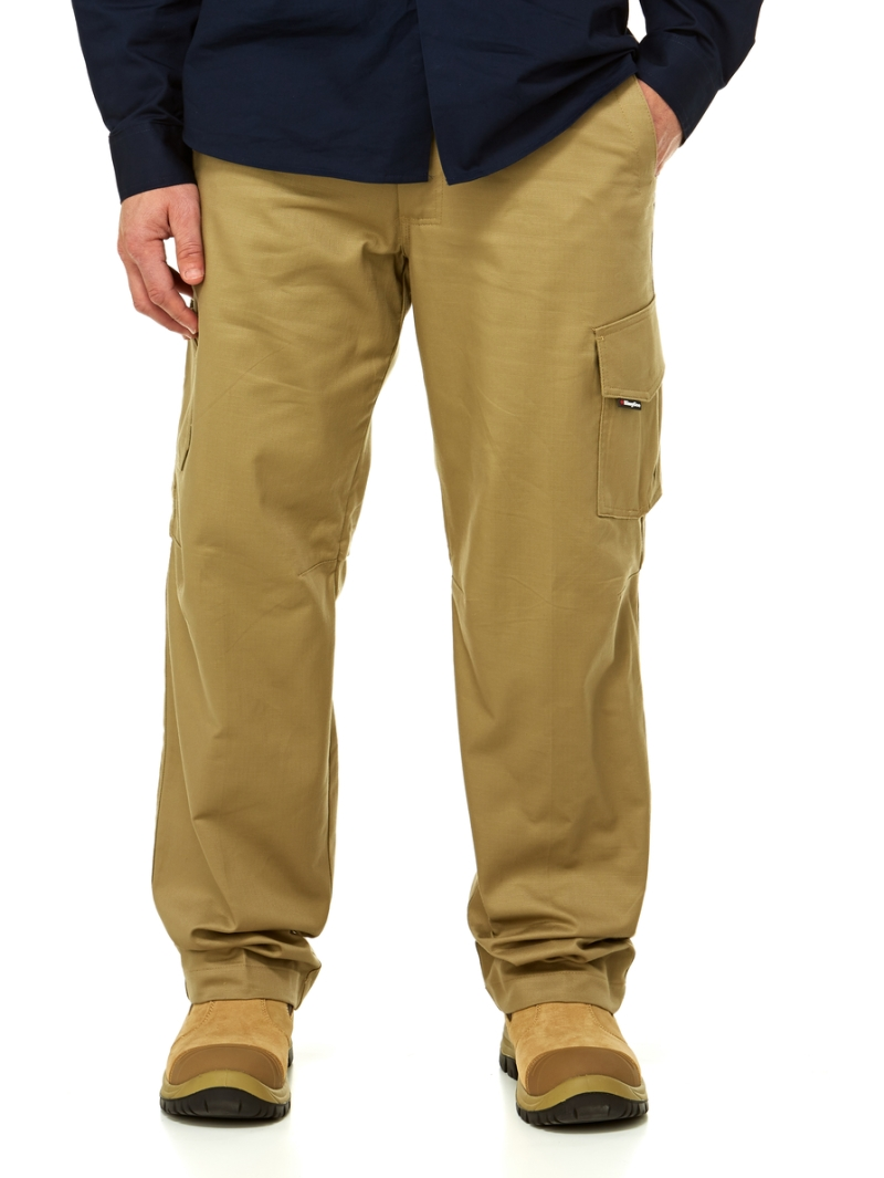 Trousers King Gee Work Cool 2 Rip Stop Pants Khaki 3 Trousers King Gee Work Cool 2 Rip Stop Pants Khaki