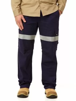 Trousers King Gee Workcool 2 Taped Pants Navy